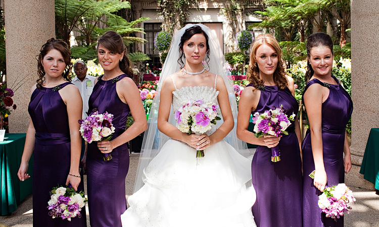 Свадьба в фиолетовом стиле